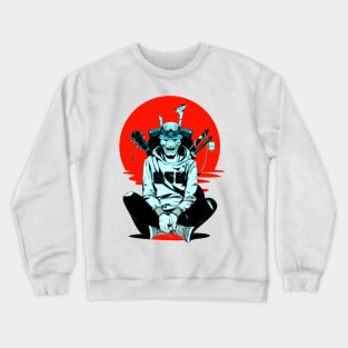 SKULL RED SUN Crewneck Sweatshirt